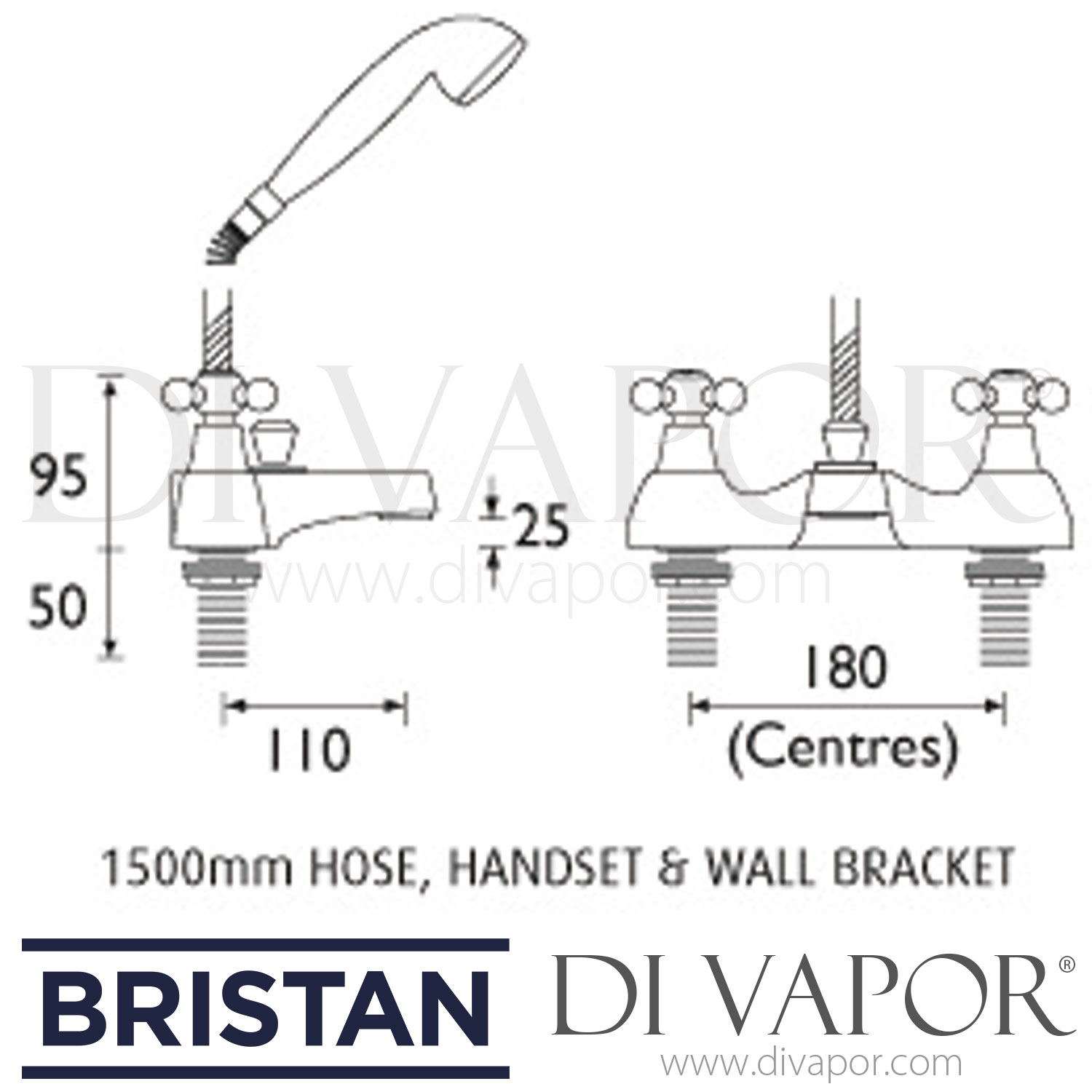 Bristan R DBSM C Regency Deck Mounted Bath Shower Mixer Spare Parts